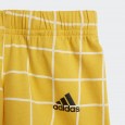 طقم اديداس سمر للأطفال لون أصفر وأبيض-adidas Kids' Summer Set - Yellow