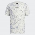 تيشيرت اديداس تريكس جيو جرافيك للجنسين لون رمادي- adidas Unisex' Terrex Geographic Graphic Tencel Tee