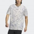 تيشيرت اديداس تريكس جيو جرافيك للجنسين لون رمادي- adidas Unisex' Terrex Geographic Graphic Tencel Tee