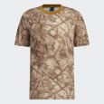 تيشيرت اديداس تريكس جيو جرافيك للجنسين لون بني- adidas Unisex' Terrex Geographic Graphic Tencel Tee