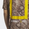 تيشيرت اديداس تريكس جيو جرافيك للجنسين لون بني- adidas Unisex' Terrex Geographic Graphic Tencel Tee