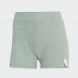 شورت اديداس لونج ريب للنساء لون أخضر فيروزي- adidas Womens' Lounge Rib Booty Shorts - Green