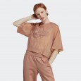 تيشيرت اديداس أولويز كروبد للنساء لون بني -adidas Women's Always Original Cropped Tee - Brown