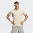 تيشيرت اديداس يوغا تراينيغ للرجال لون بيج- adidas Mens' Yoga Training Tee - Beige