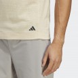 تيشيرت اديداس يوغا تراينيغ للرجال لون بيج- adidas Mens' Yoga Training Tee - Beige