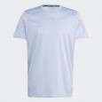 تيشيرت اديداس كونفيدينت اينجينيرد للرجال لون أزرق فاتح- adidas Mens' Confident Engineered Tee - Blue