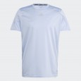 تيشيرت اديداس كونفيدينت اينجينيرد للرجال لون أزرق فاتح- adidas Mens' Confident Engineered Tee - Blue