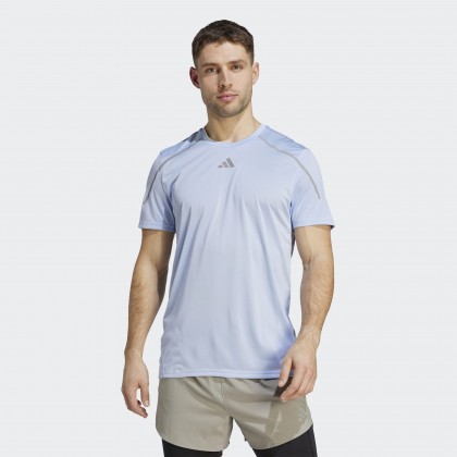 تيشيرت اديداس كونفيدينت اينجينيرد للرجال لون أزرق فاتح- adidas Mens' Confident Engineered Tee - Blue