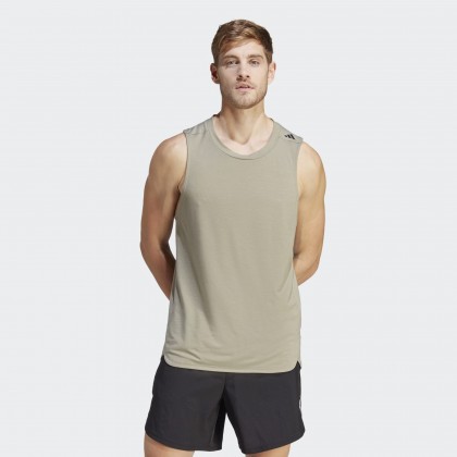 توب تانك اديداس دينزاين فور ترايننيغ للرجال لون أخضر فاتح- adidas Mens' Designed for Training Workout Tank Top - Green