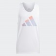 تيشيرت حفر اديداس رن ايكون للرجال لون أبيض- Adidas Mens' Run Icons Sleeveless T-shirt - White