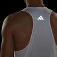 تيشيرت حفر اديداس رن ايكون للرجال لون أبيض- Adidas Mens' Run Icons Sleeveless T-shirt - White