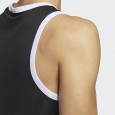 توب تانك اديداس ليجند باسكتبول ثلاث خطوط للرجال لون أسود- adidas Mens' Legends Basketball 3-Stripes Tank Top - Black