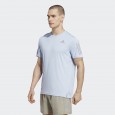 تيشيرت اديداس أون ذا رن للرجال لون أزرق- adidas Mens Own the Run Tee - Blue