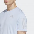 تيشيرت اديداس أون ذا رن للرجال لون أزرق- adidas Mens Own the Run Tee - Blue