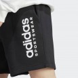 شورت اديداس فليس جرافيك للرجال لون أسود- adidas Mens Fleece Graphic Shorts - Black