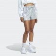 شورت اديداس فيوتشر ايكون ثلاث خطوط للنساء لون رمادي- adidas Womens' Future Icons 3-Stripes Shorts - Grey