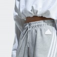 شورت اديداس فيوتشر ايكون ثلاث خطوط للنساء لون رمادي- adidas Womens' Future Icons 3-Stripes Shorts - Grey