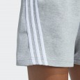 شورت اديداس فيوتشر ايكون ثلاث خطوط للنساء لون رمادي- adidas Womens' Future Icons 3-Stripes Shorts - Grey