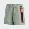 شورت اديداس سيتي اسكيب للنساء لون أخضر- adidas Womens' City Escape Shorts - Green