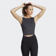 توب تانك اديداس برينت كلاش يوغا للنساء لون أسود- adidas Women's Print Clash Yoga Tank Top - Black