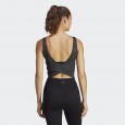 توب تانك اديداس برينت كلاش يوغا للنساء لون أسود- adidas Women's Print Clash Yoga Tank Top - Black