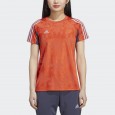 تيشيرت اديداس تيرو جيرسي للنساء لون أحمر-adidas Women's Tiro Short Sleeve Jersey Tee - Red