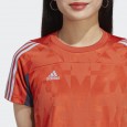 تيشيرت اديداس تيرو جيرسي للنساء لون أحمر-adidas Women's Tiro Short Sleeve Jersey Tee - Red