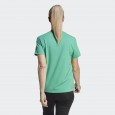 تيشيرت اديداس رن ايكون ثلاث خطوط للنساء لون أخضر-adidas Women's Run Icons 3-Stripes Tee - Green