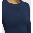 بلوزة اديداس للنساء لون أزرق-adidas Womens' Formotion Cropped Training Tee - Blue