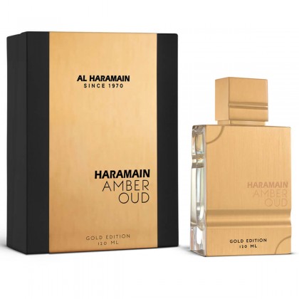 عطر عنبر عود جولد اديشن من الحرمين للعطور للجنسين سعة 120مل - Amber Oud Gold Edition EDP By Al Haramain For Unisex 120ml