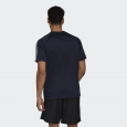 adidas Mens' AEROREADY Sereno Logo Tee تيشيرت اديداس اروريدي سيرينو لوجو للرجال لون كحلي-