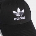 adidas Unisex Trefoil Baseball Cap  - طاقية اديداس تري فويل بيسبول للجنسين لون أسود