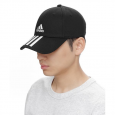 adidas Unisex BASEBALL 3-STRIPES TWILL Cap - Black - طاقية اديداس بيسبول بثلاث خطوط للجنسين لون أسود