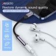 كابل تحويلة صوت من لايتنيغ إلى 3.5 ملم من يسيدو - Yesido Yau21 Audio Cable Lightning To 3.5mm Headphone Adapter