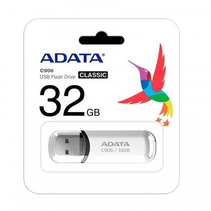 فلاش ميموري من ايه داتا سعة 32 جيجا- ADATA 32GB C906 Compact USB Flash Drive