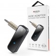 جهاز استقبال اوكس بلوتوث من يسيدو لون أسود- Yesido YAU41 Rechargeable Bluetooth Audio Converter Audio Adapter