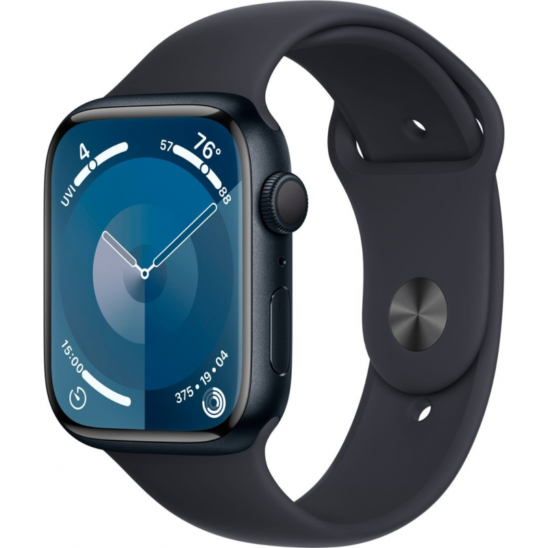 Apple Watch Series Midnight Aluminum Case 45mm size- ساعة ابل
