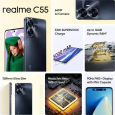 Realme C55 4G 8GB Ram/256GB-ريل مي سي 55 سعة 256جيجا مع كفالة سنة