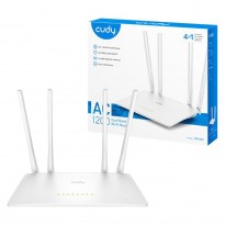 راوتر كودي دبليو اكس 1200 لون أبيض- Cudy AC1200 Wi-Fi Router