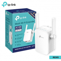 تب لينك مُقوى وموسع إشارة واي فاي مزدوج النطاق ايه سي 1200 لون أبيض- TP-Link AC1200 Wi-Fi Range Extender