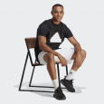 adidas FUTURE ICONS BADGE OF SPORT TEE تيشيرت للشباب لون اسود