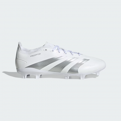 حذاء اديداس برداتور 24 ليجا لو فريم جراوند للجنسين لون أبيض-adidas Unisex Predator 24 League Low Firm Ground Cleats - White