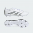 حذاء اديداس برداتور 24 ليجا لو فريم جراوند للجنسين لون أبيض-adidas Unisex Predator 24 League Low Firm Ground Cleats - White