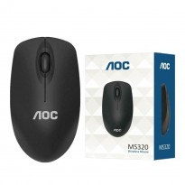 ماوس كمبيوتر لاسلكي لون أسود-AOC MS320 Wireless Mouse- Black