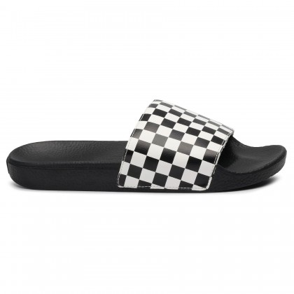 شبشب فانز لا كوستا الشطرنج للرجال لون أسود- Vans Mens' Checkerboard La Costa Slide-On Sandal