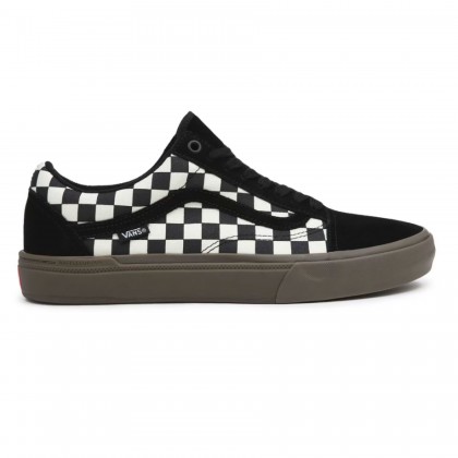 حذاء فانز بي ام اكس اولد سكول للرجال لون أسود وأبيض - Vans Mens' BMX Old Skool Shoes