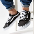 حذاء فانز فيلمور ديكون للرجال لون أسود ونعل أبيض- Vans Mens' Filemore Decon Shoes