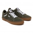 حذاء فانز سيلدان للرجال لون زيتي ونعل بني- Vans Mens' Seldan Shoes