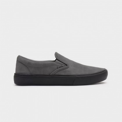 حذاء فانز بي ام اكس سليب اون للرجال لون رمادي ونعل أسود- Vans Mens' BMX Slip-On Sneakers Shoes