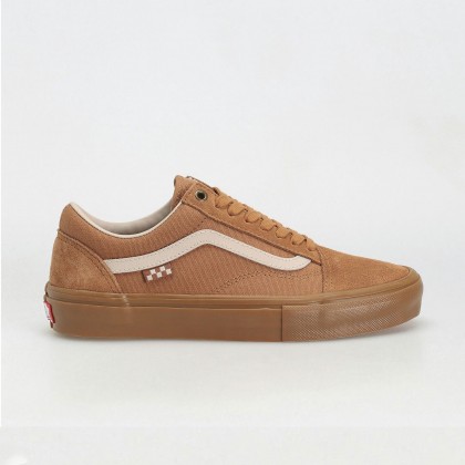 حذاء فانز اولد سكول للرجال لون بني- Vans Mens' Skate Old Skool Shoes